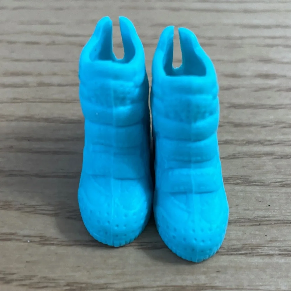 Barbie High Top Boots Sneakers Teal Aqua Blue Hiking Boots Shoes Only